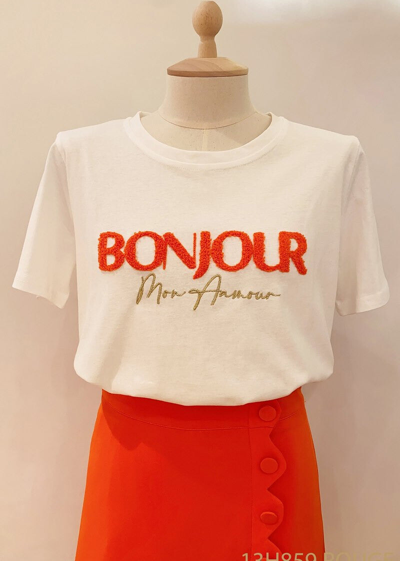 T-shirt "Bonjour Mon Amour"