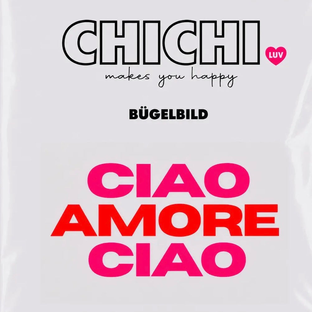 Strijkpatch “CIAO AMORE”