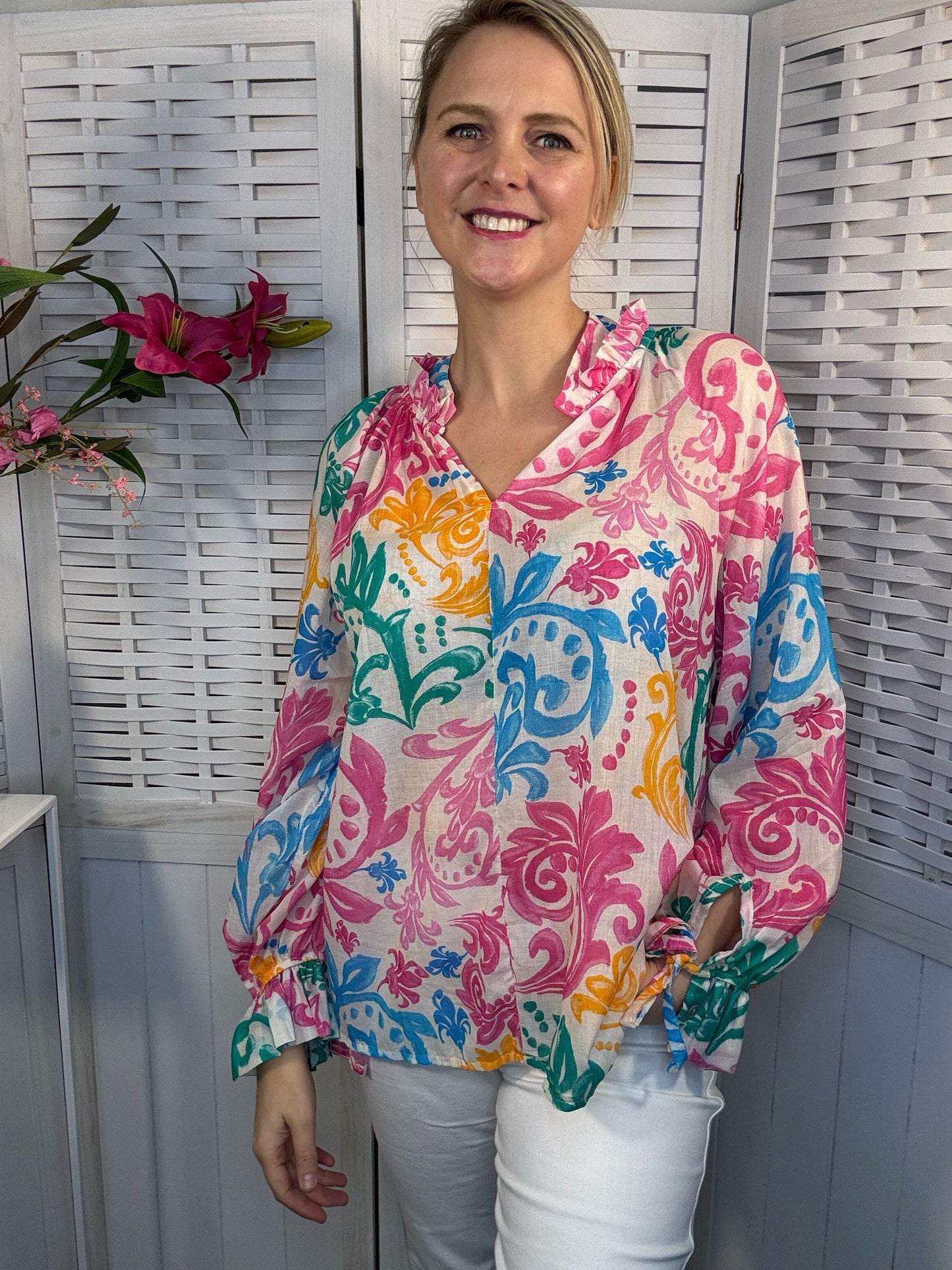 Hemd/Blouse "Spring Blossom"