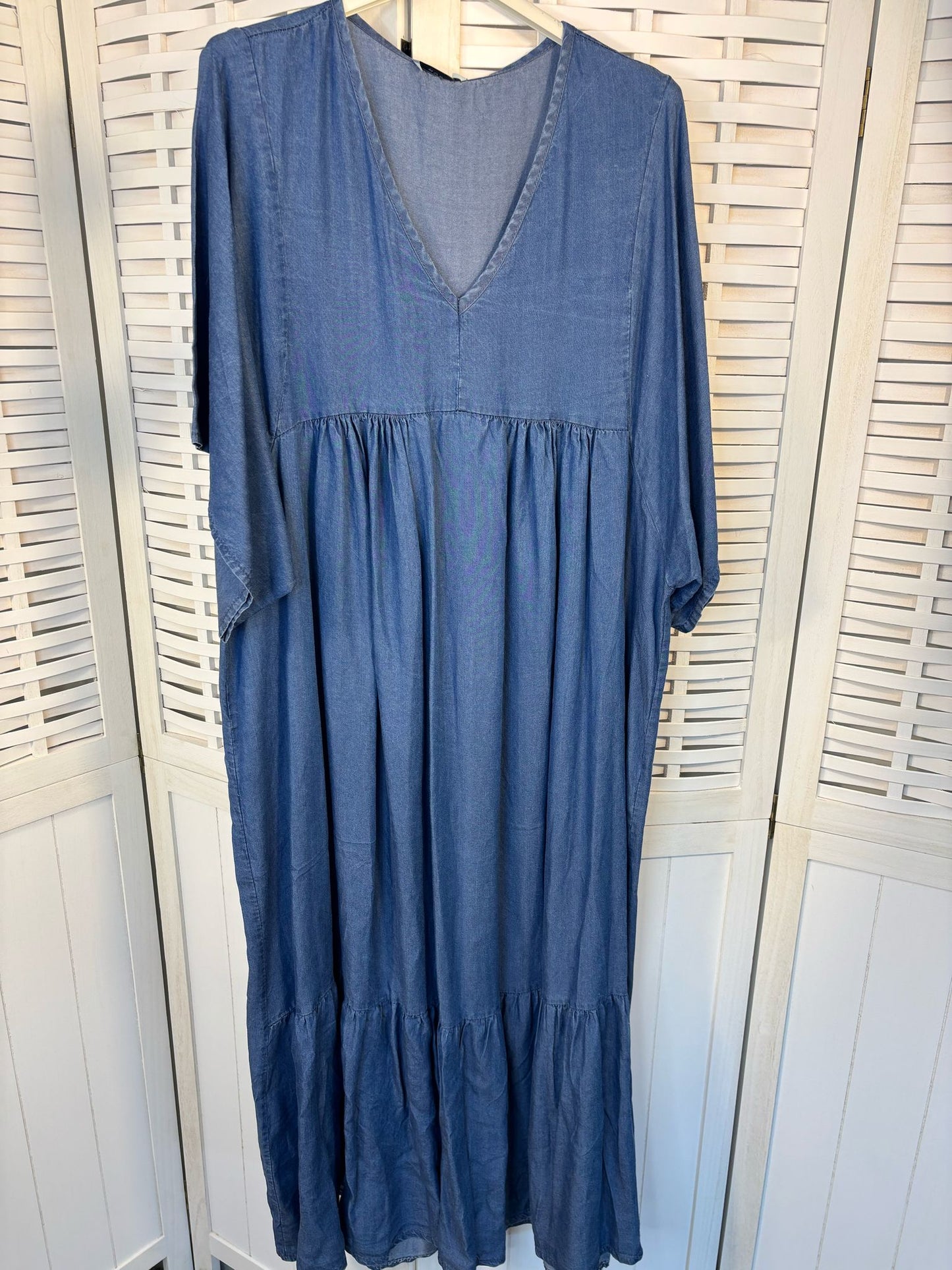Maxi jurk "Denim Look"