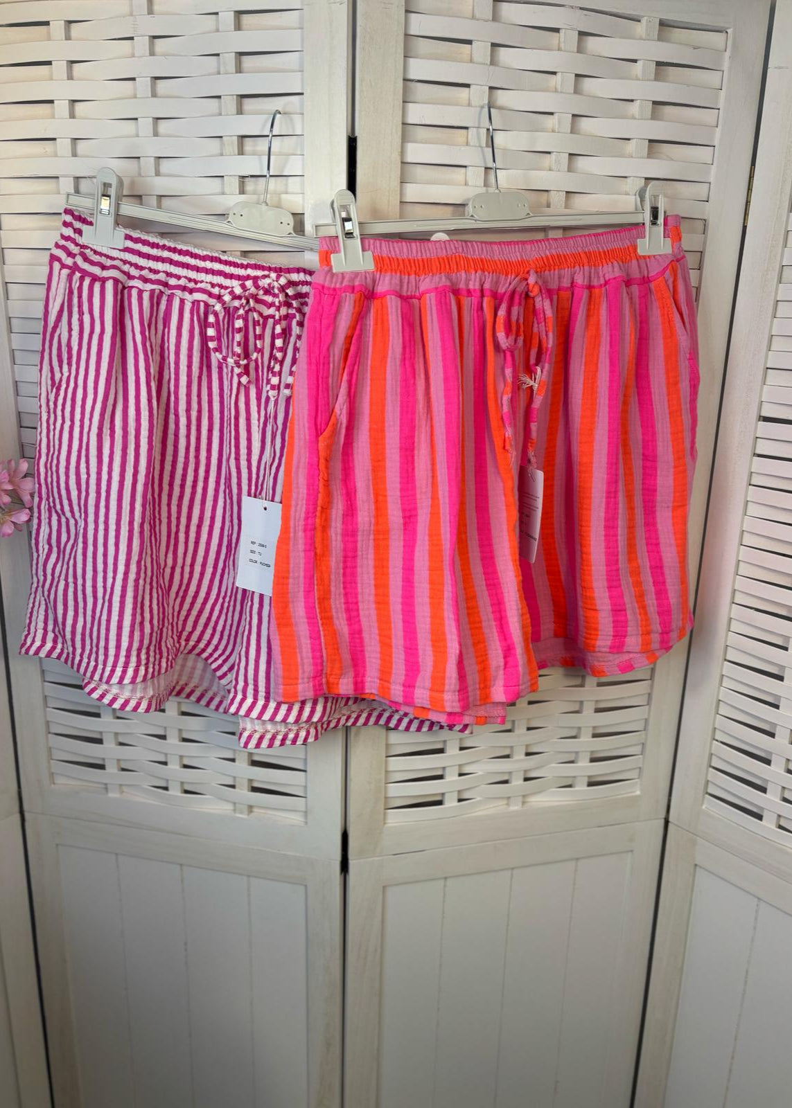 Short "Pink Stripes"