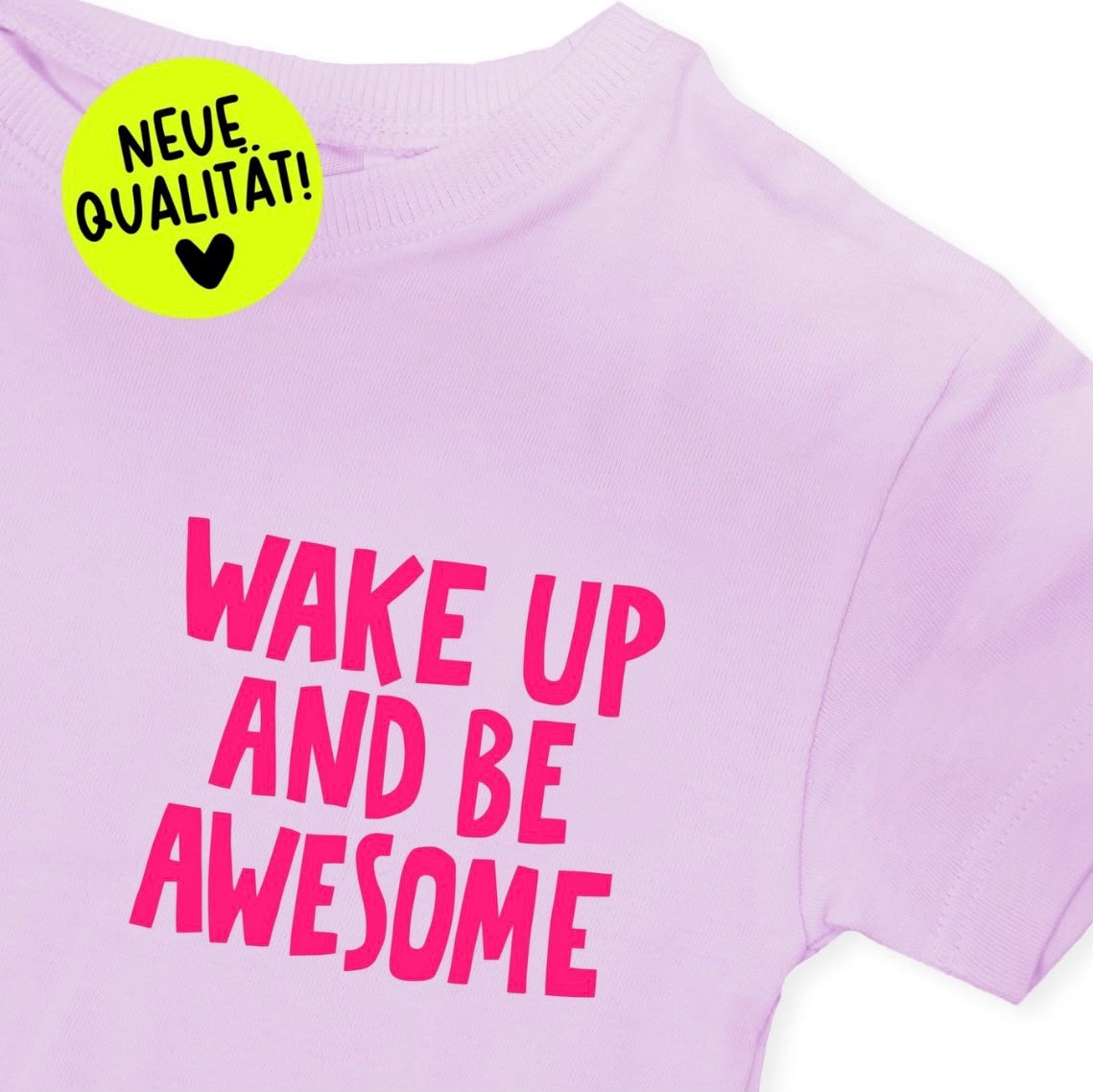 Strijkpatch "WAKE UP AND BE AWESOME"