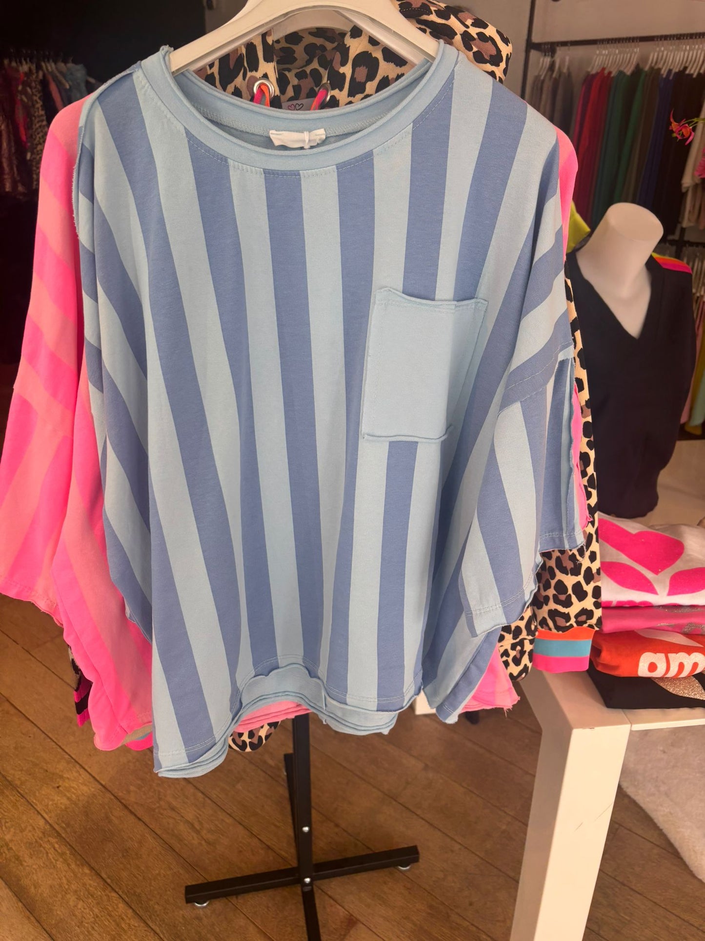 Shirt gestreept "Coloursplash"