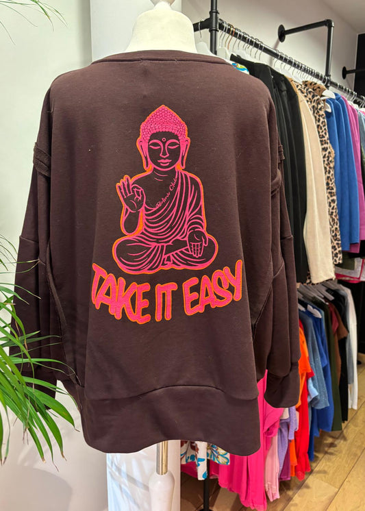 Oversized sweater "Take It Easy"