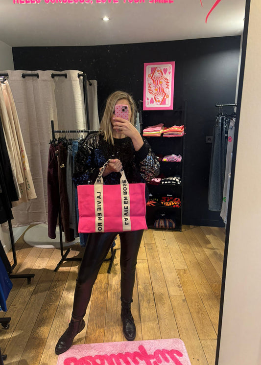 Tas "La Vie en Rose" (2 kleuren)