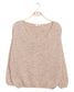 Effen pull met V-hals (14 kleuren)
