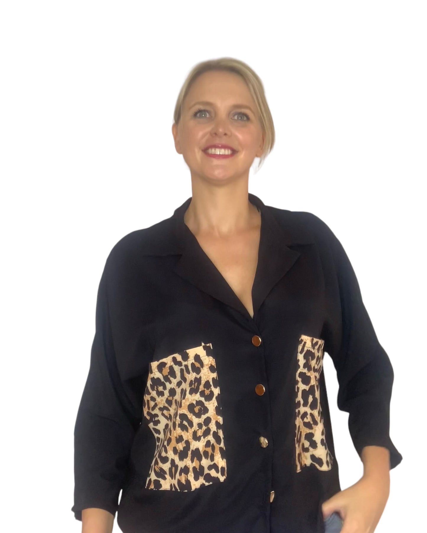 Blouse/hemd ‘Leopard’