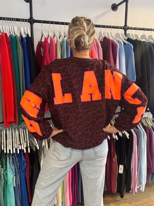 Oversized sweater Leopard Yoga-Balance