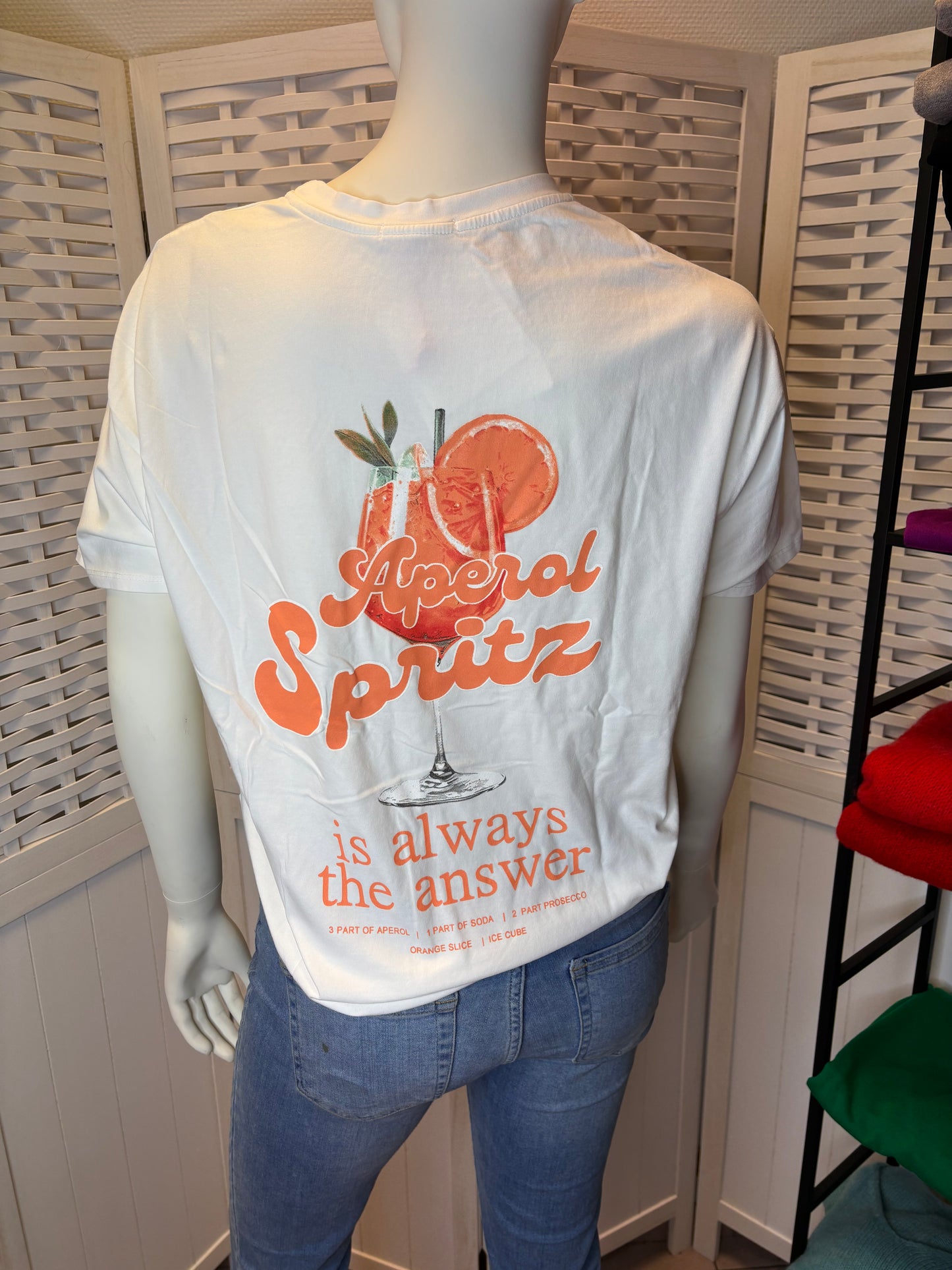 T-shirt "Aperol Spritz is always the answer"