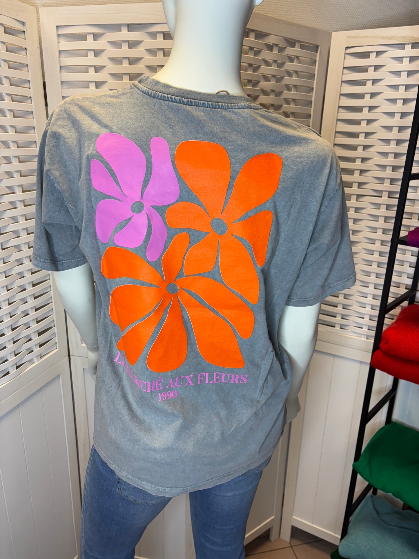 T-shirt "Marché aux fleurs"