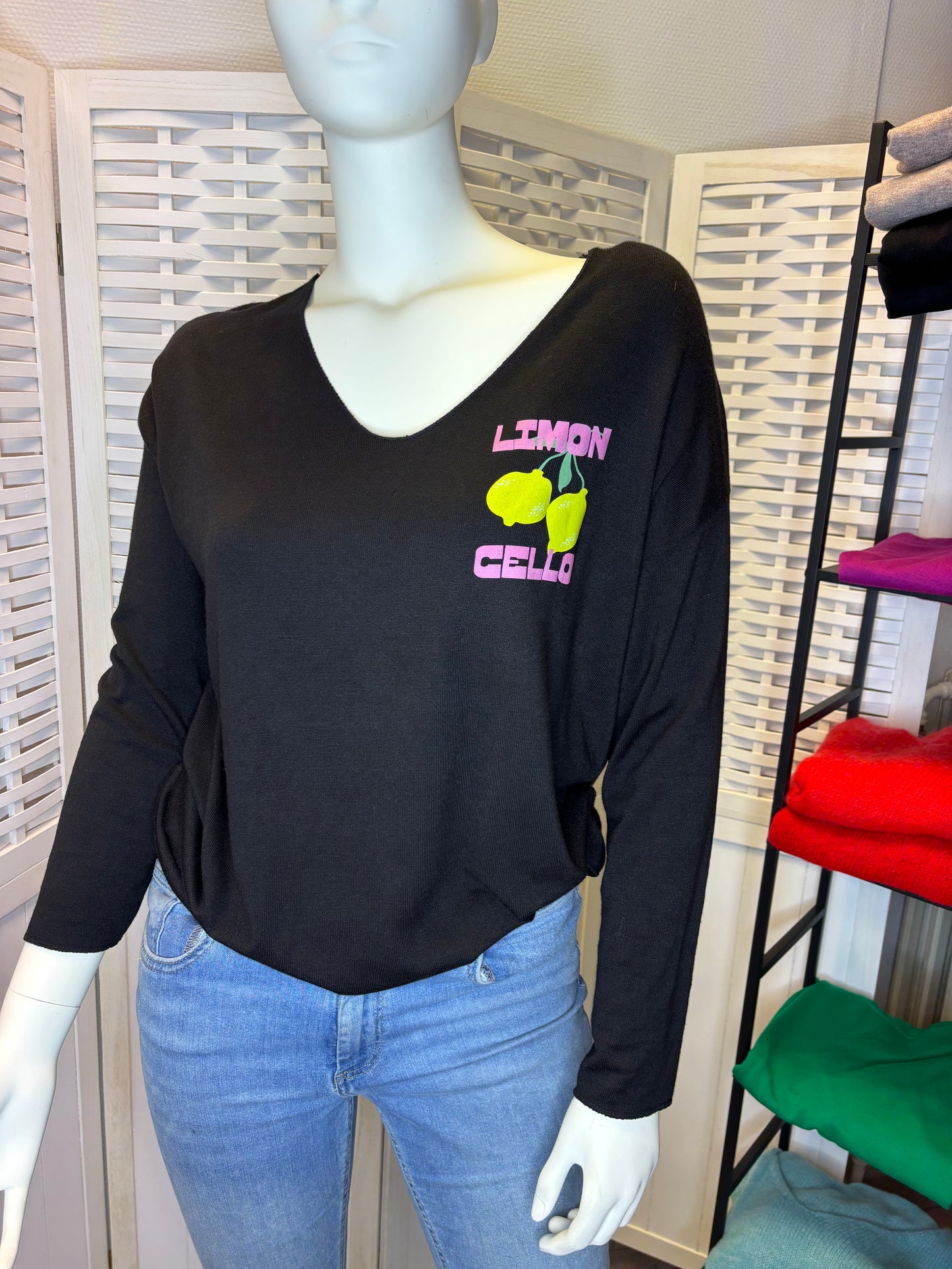 T-shirt met lange mouwen 'Limoncello'