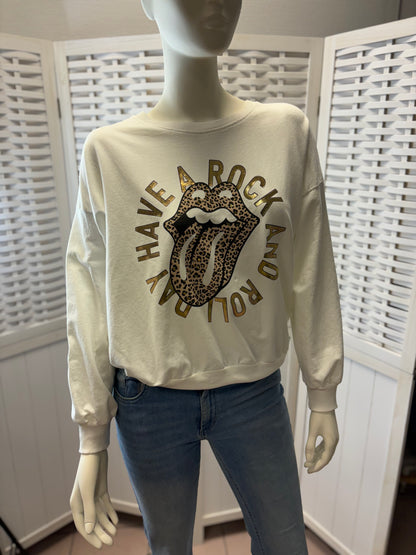 Sweater 'Have a rock & roll day'