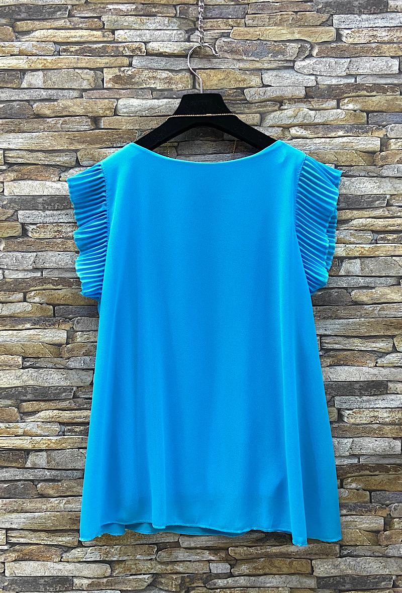 T-shirt/Top met vlindermouw inclusief ketting (in 6 kleuren)