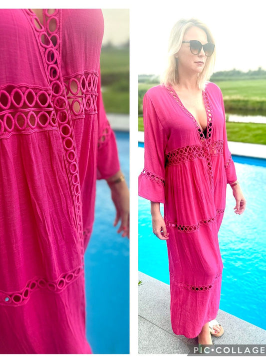 Kimono "Pink" (beach cover up)