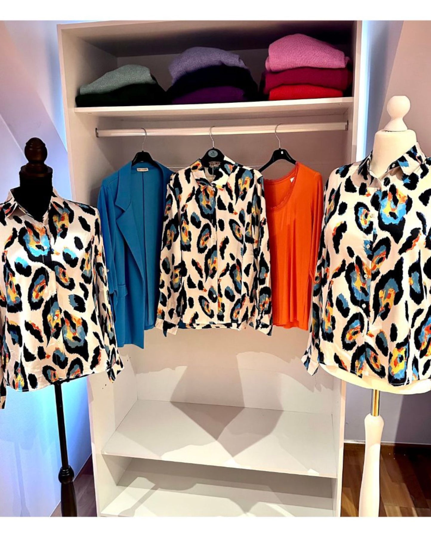 Vibrant leopard Blouse