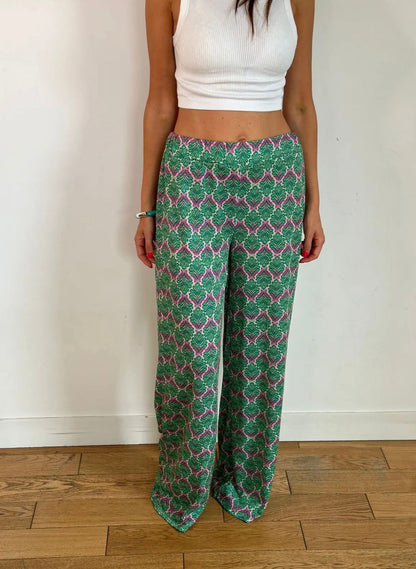 Comfy broek met kleurrijke print