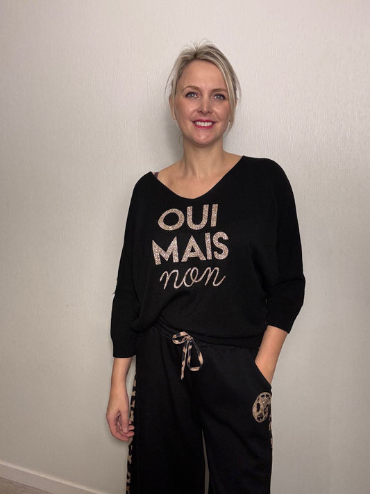 Pull "Oui Mais Non"