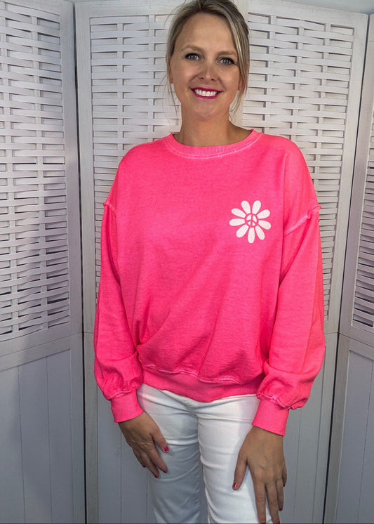 Sweater "Flower Peace"