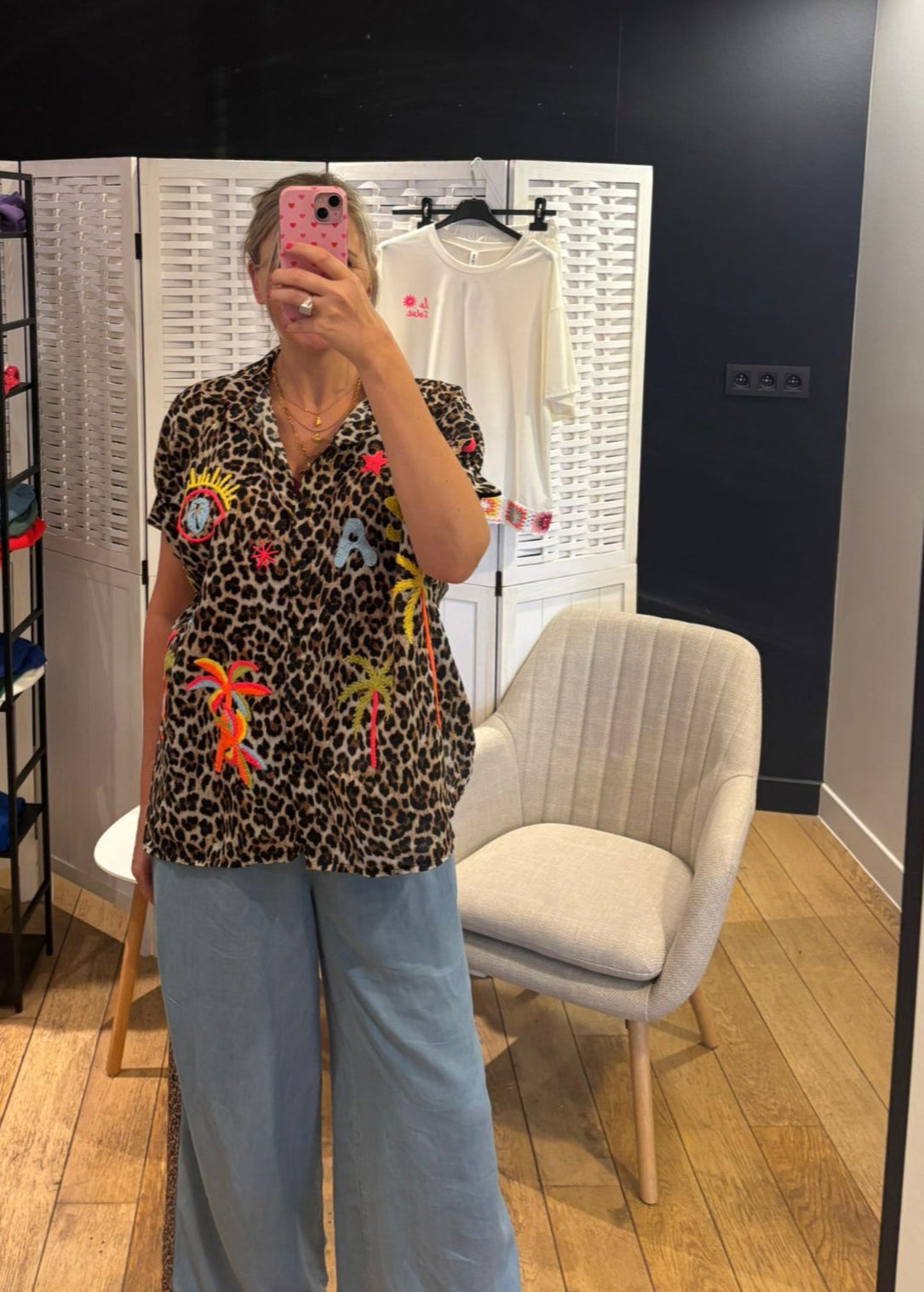 Blouse Luipaard Ibiza
