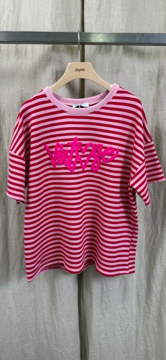 Gestreept shirt "Vintage" (4 kleuren)