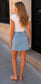 Comfy skort met strass "CERISES"