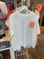 Oversized t-shirt met strass "LE SOLEIL"