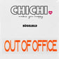 Strijkpatch "OUT OF OFFICE"