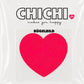 Strijkpatch "HART ROZE"