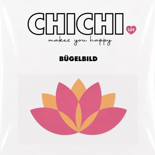 Strijkpatch "LOTUSBLOEM"