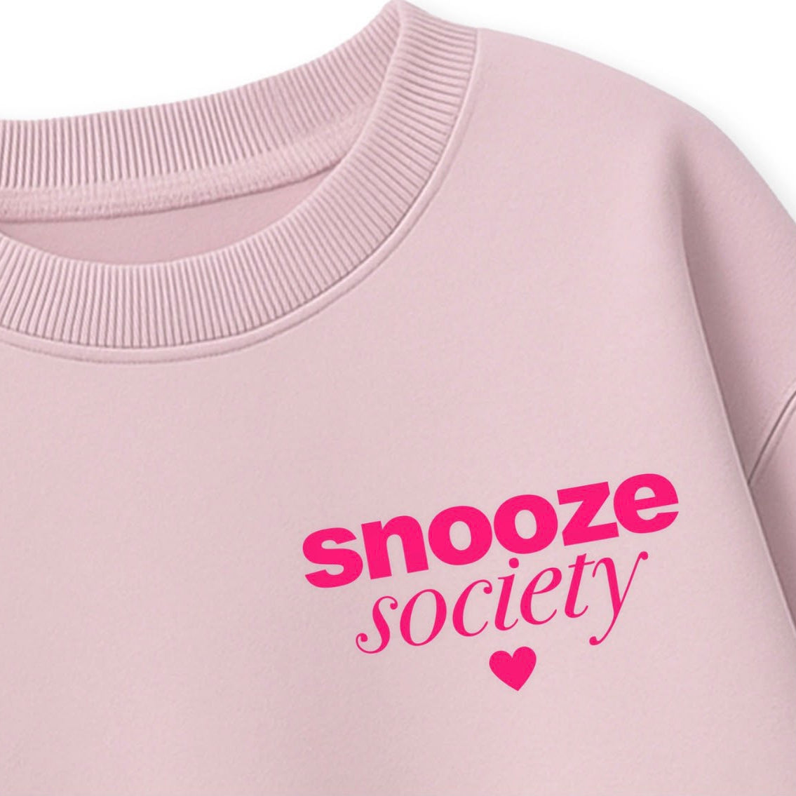 Strijkpatch "SNOOZE SOCIETY"