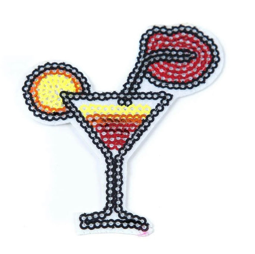Strijk/Naaipatch "COCKTAIL"
