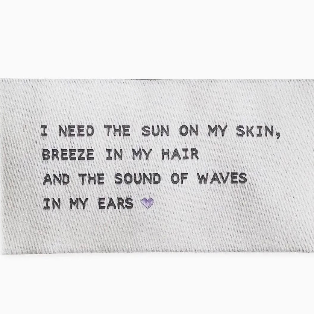 Naaipatch "SUN & WAVES"