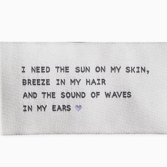 Naaipatch "SUN & WAVES"