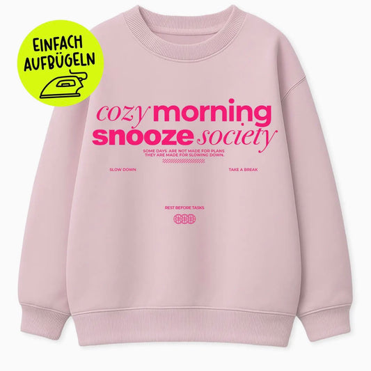 Strijkpatch XXL "Snoozy society"