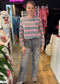 Shirt met lange mouwen "GREY PINK"