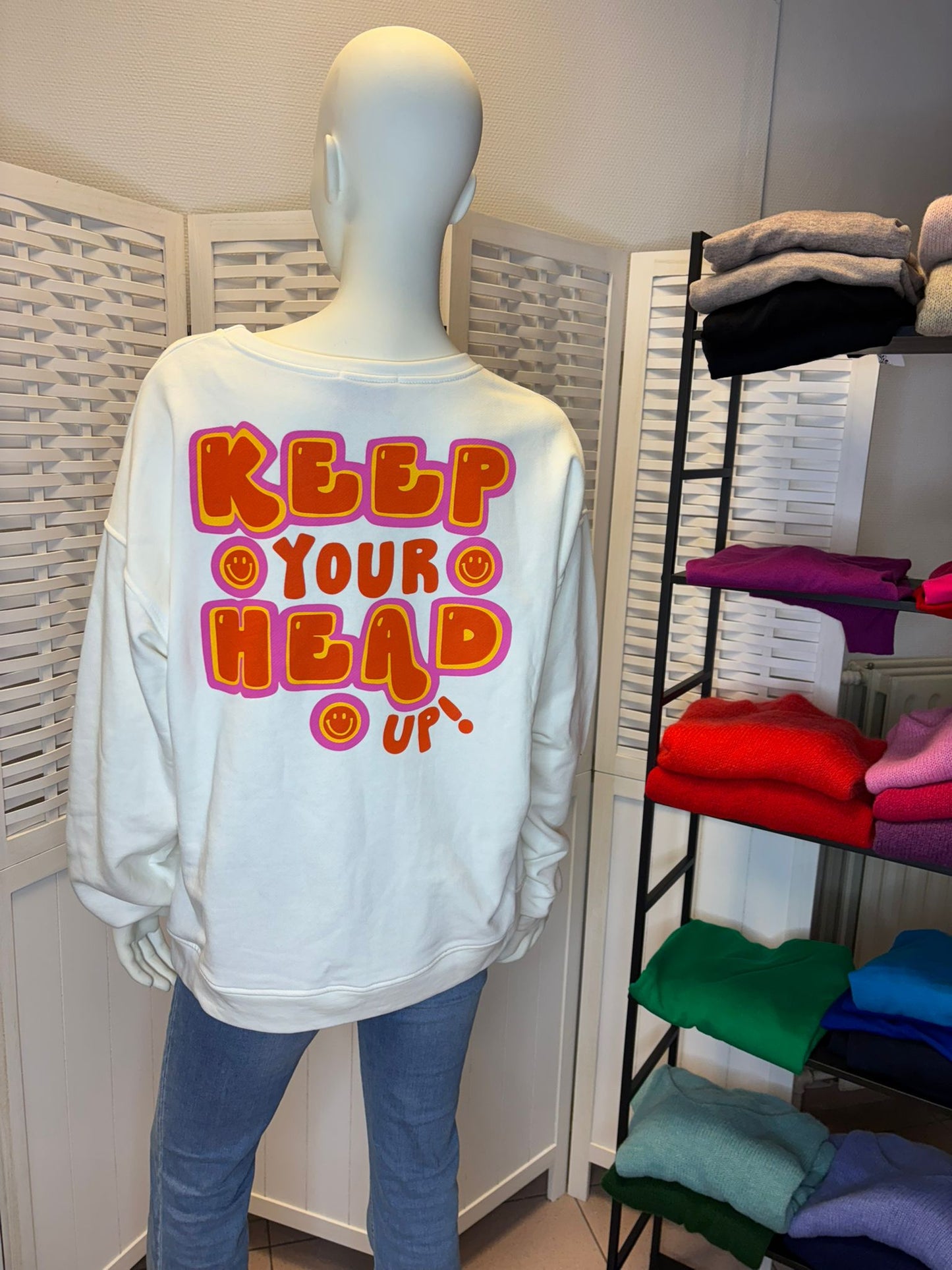 Sweater Keep your head up