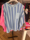 Shirt gestreept "Coloursplash"