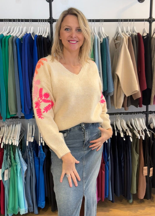 Pull "Pink Sleeves"