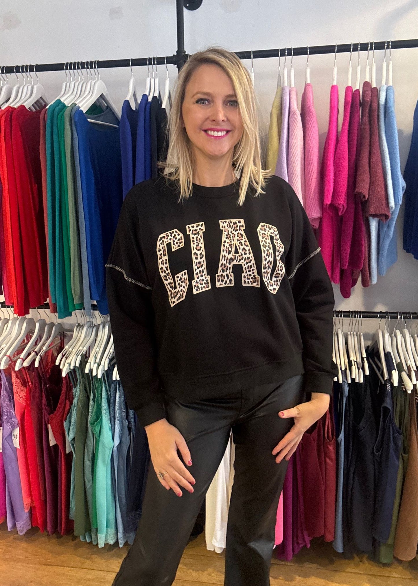 Sweater "Ciao" (3 kleuren)