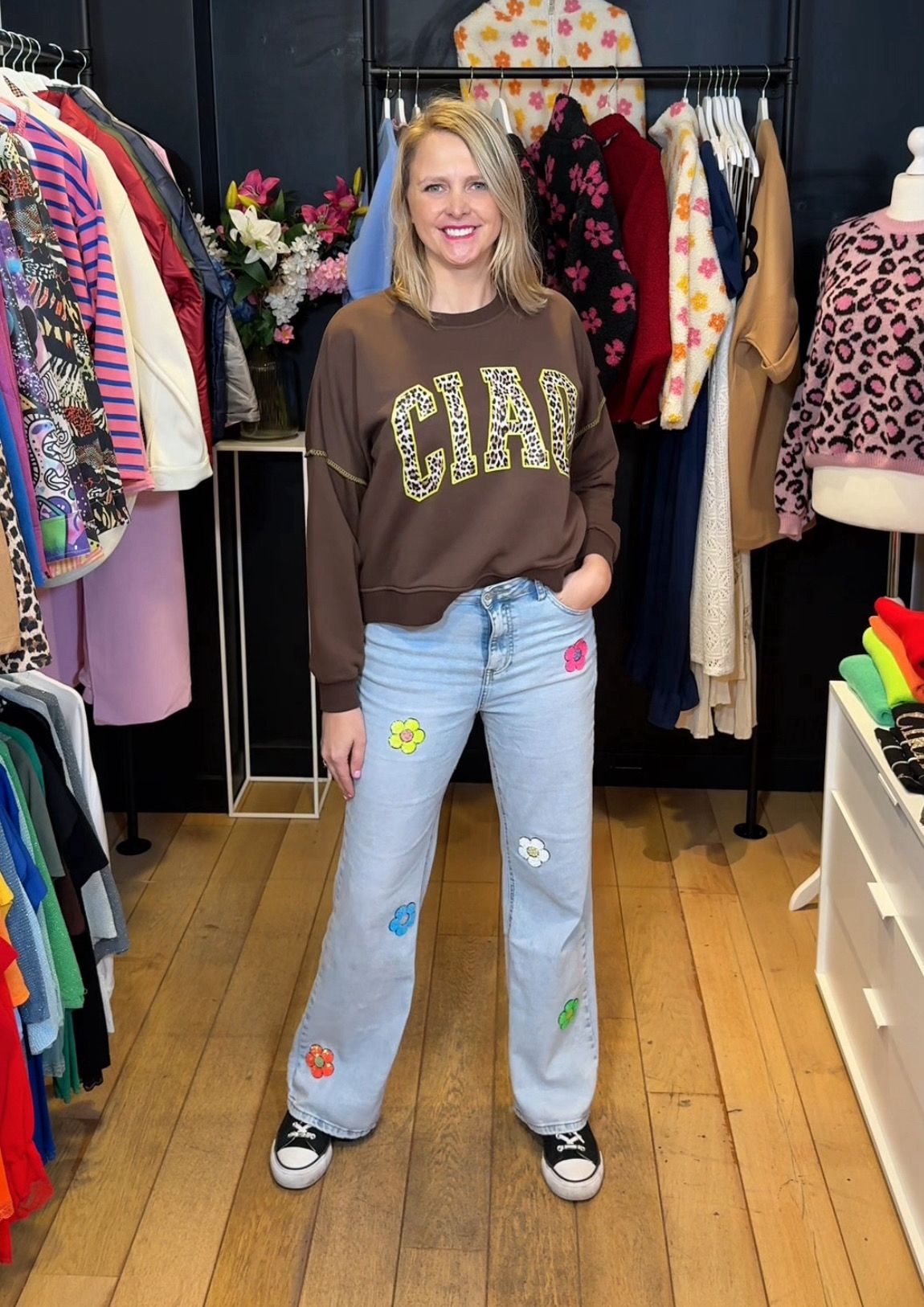 Sweater "Ciao" (3 kleuren)