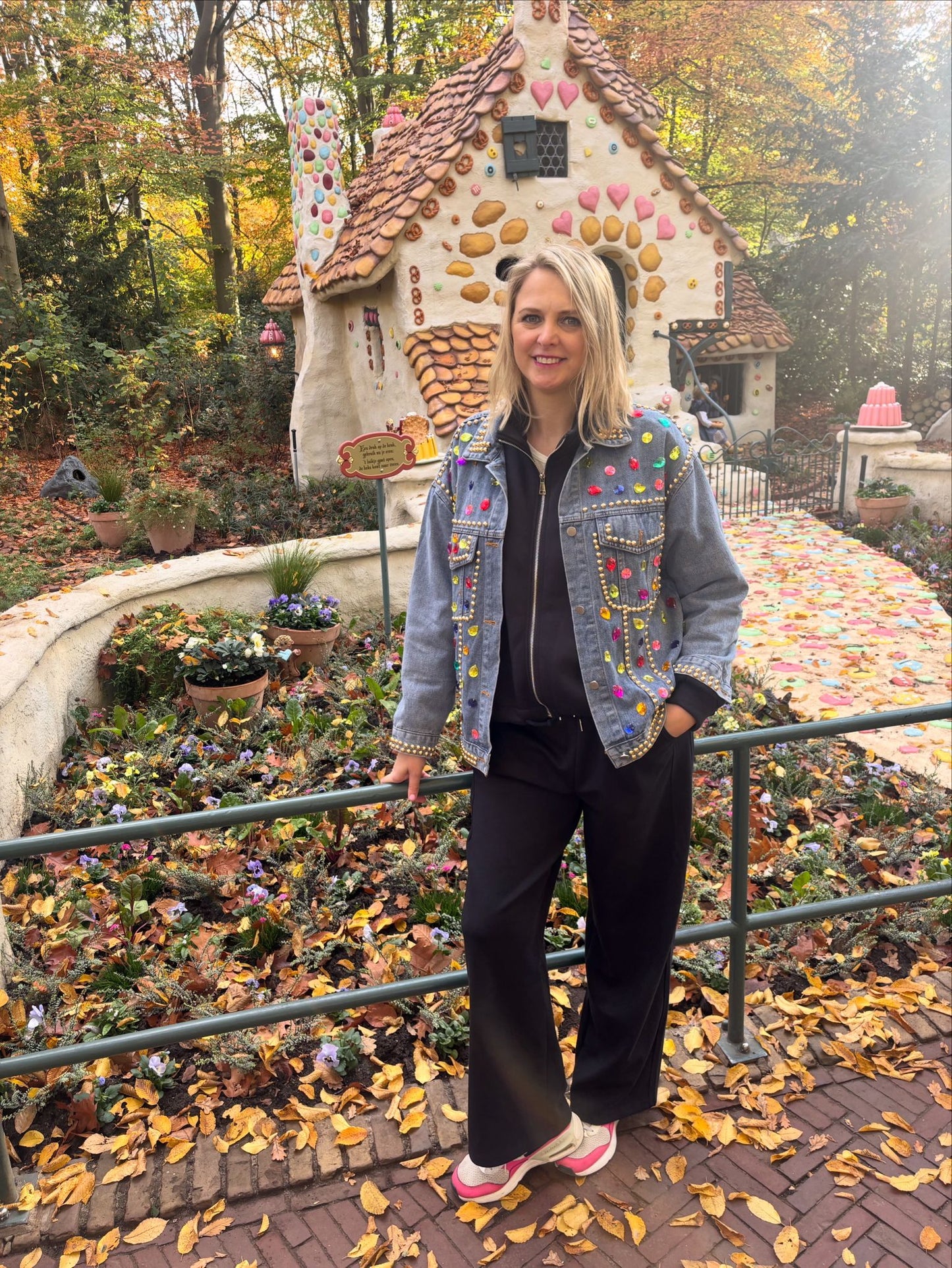 Jeansvest "Colourful Gems"