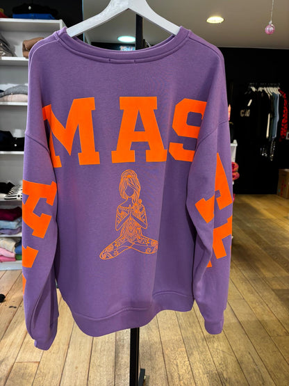 Oversized sweater "Namaste"