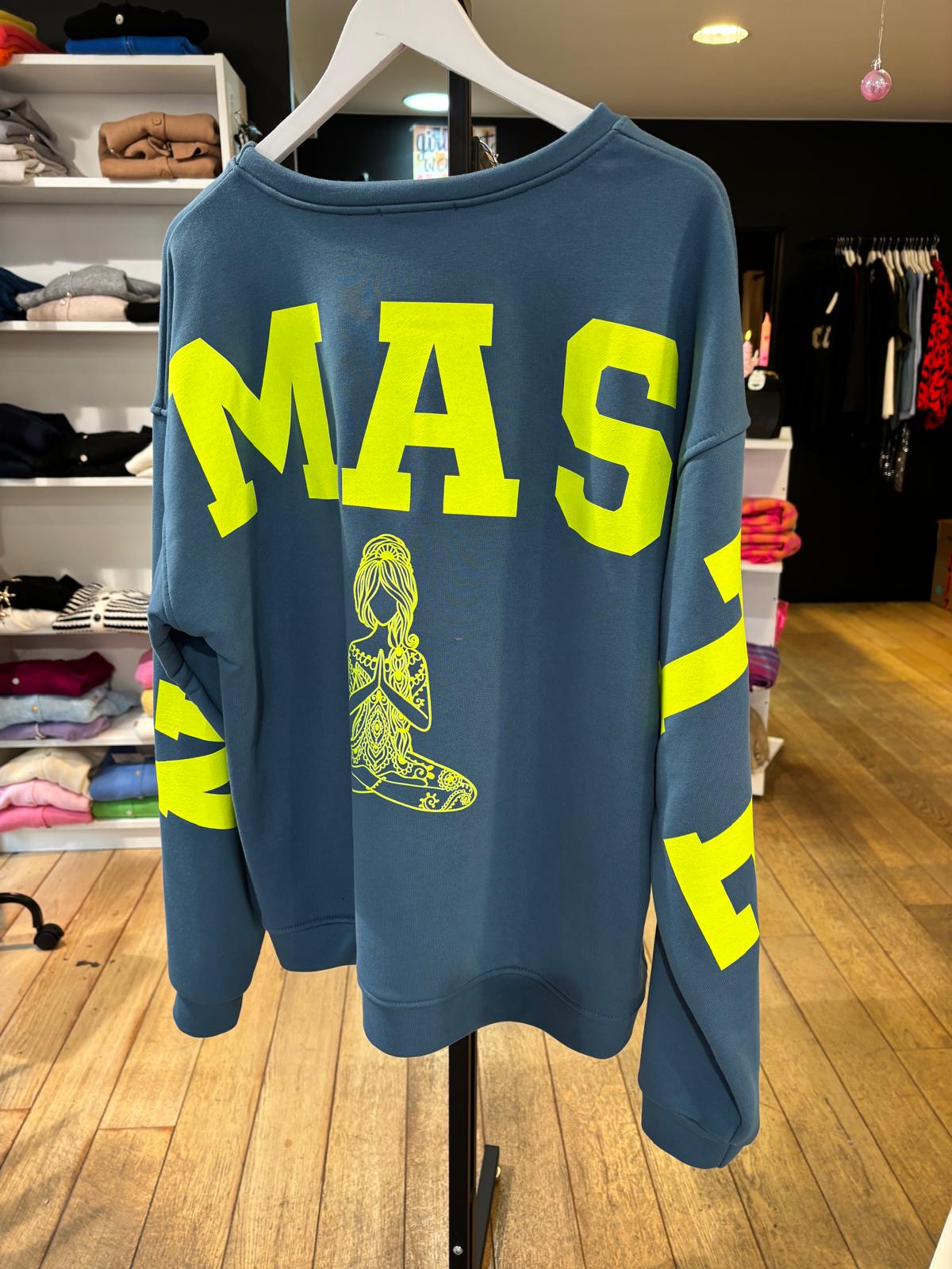 Oversized sweater "Namaste"