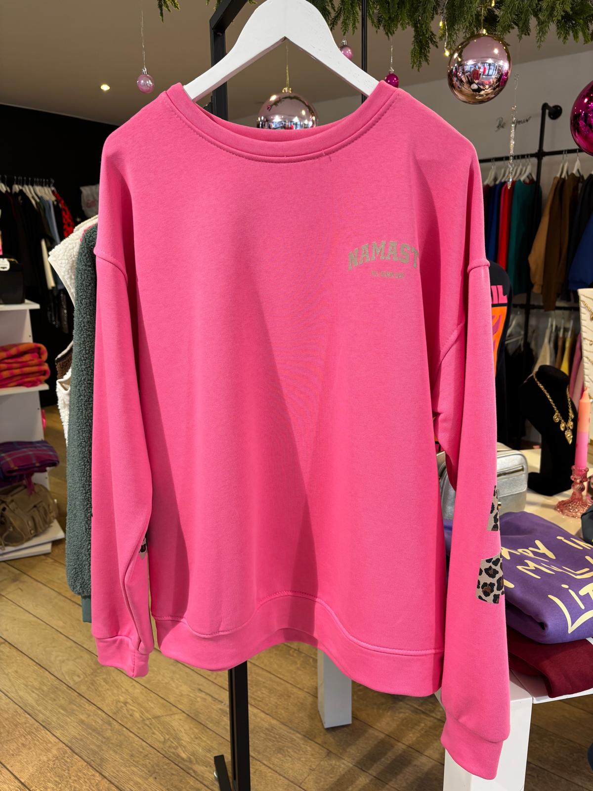 Oversized sweater "Namaste"