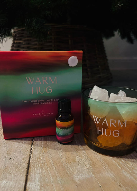 Diffuser met kristallen "Warm Hug"