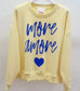 Lichte sweater "More Amore"