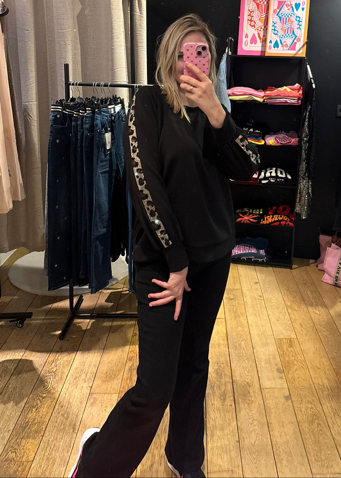 Sweater "Leopard Sparkle"