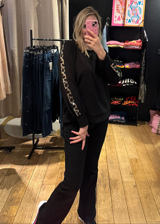 Sweater "Leopard Sparkle"