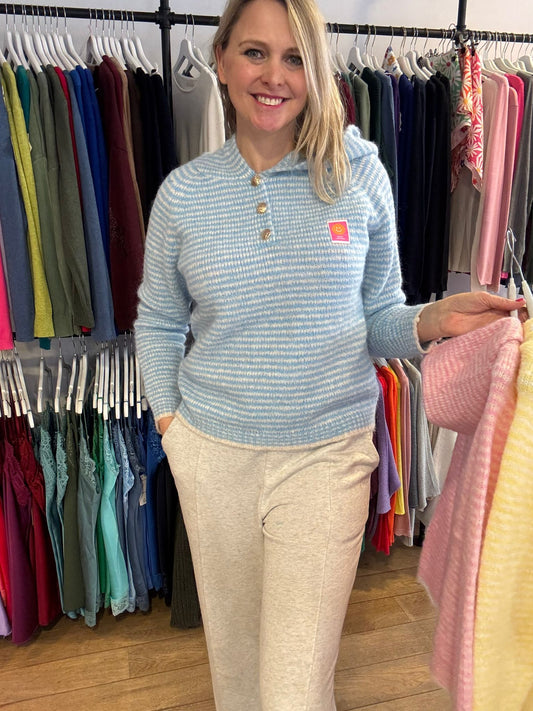 Hoodie "pastel stripes"