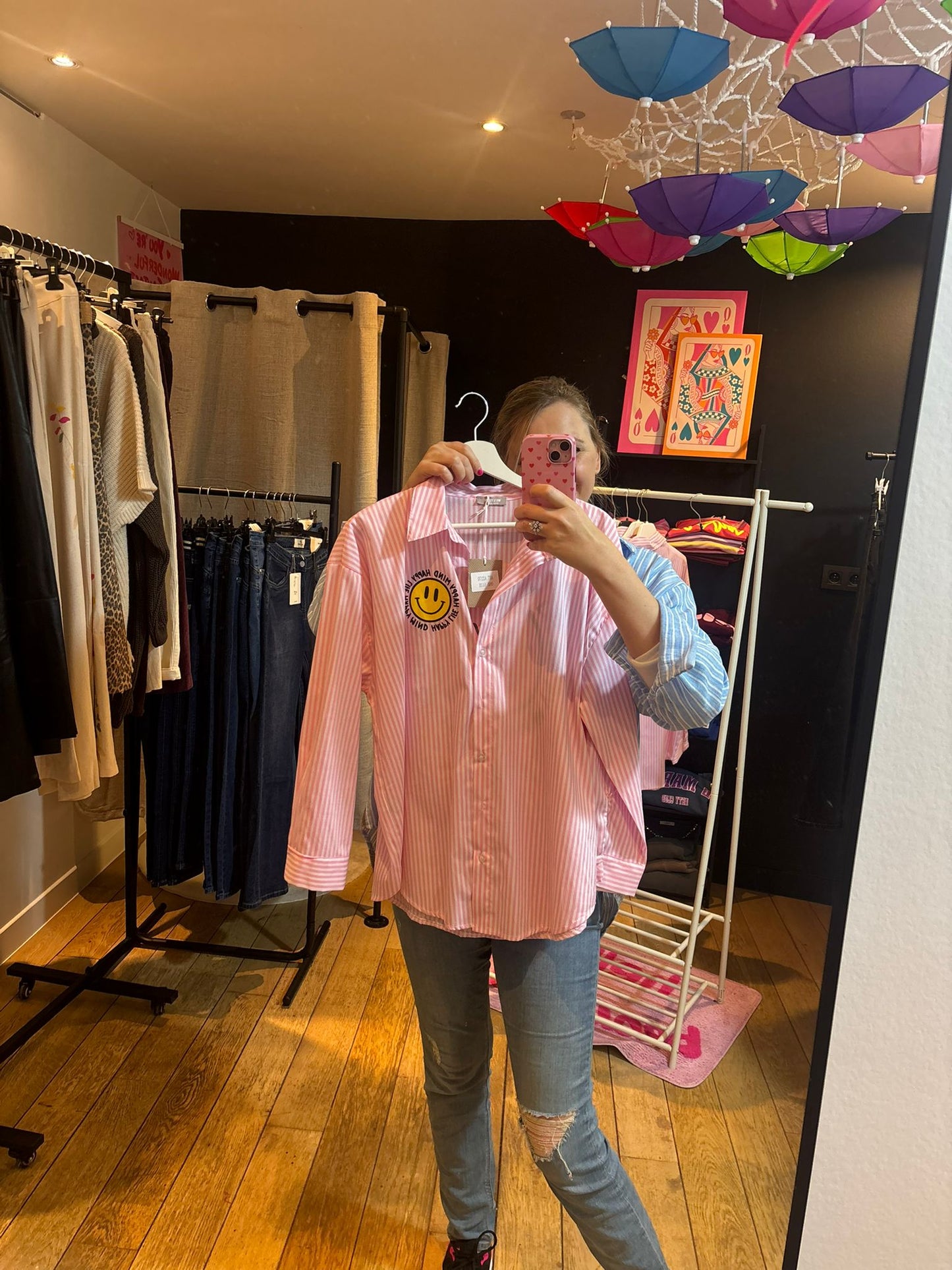 Hemd "Happy Mind Happy Life"